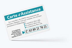 Carte d'assistance