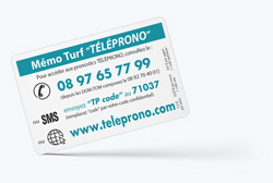 Carte Memo Turf