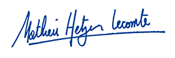 Signature Mathieu Lecomte